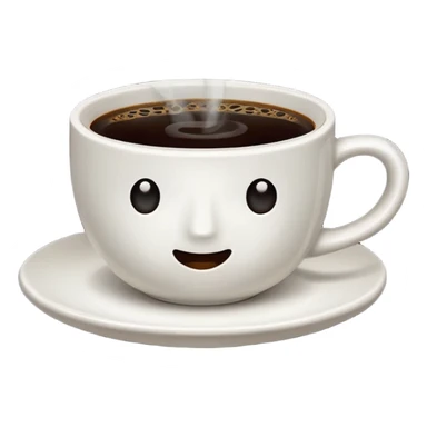 Cup of Black coffee sticker