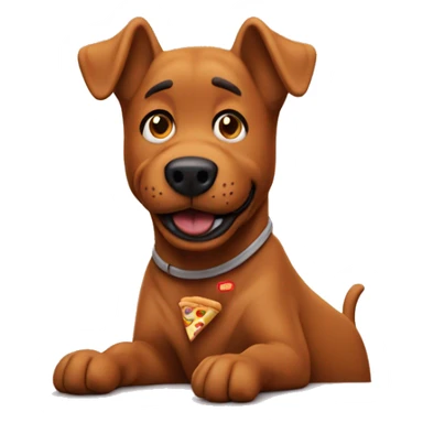 Scrappy-doo working in fast food sticker