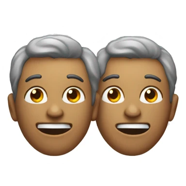 Shaking head left and right sticker