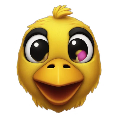 Chica the chicken from Fnaf  sticker