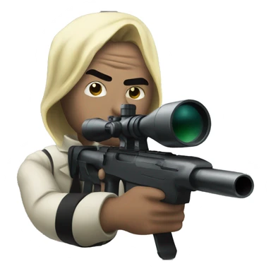 hitman with sniper sticker