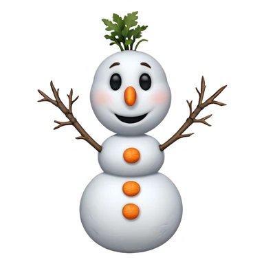 Olaf from the Frozen movie sticker