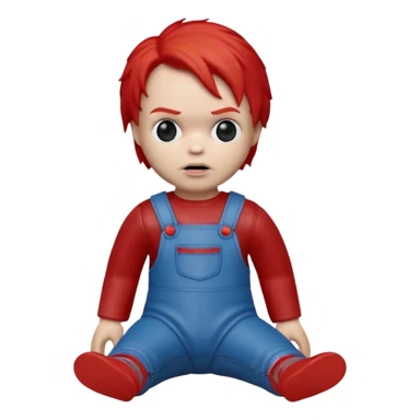 Child's Play Chuck Doll
 sticker