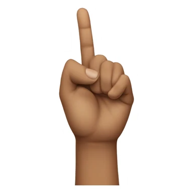 Hand sign of L sticker