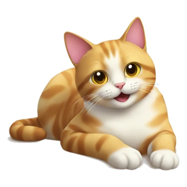 cat enjoying the sun sticker