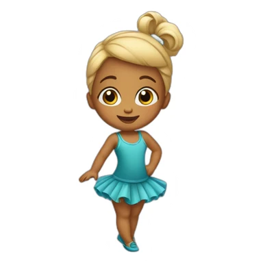 Bébé danseuse de jazz  sticker