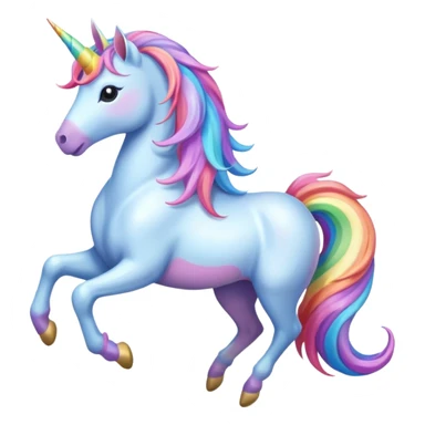 rainbow unicorn sticker