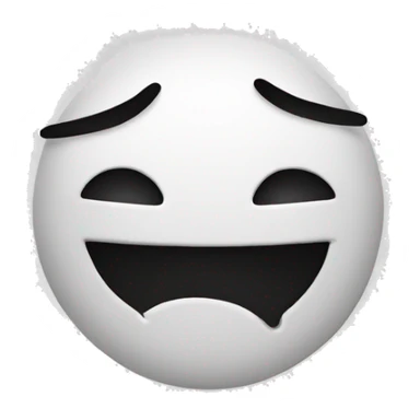 smile with tear sticker