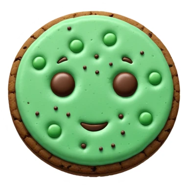 mint chocolate cookie sticker