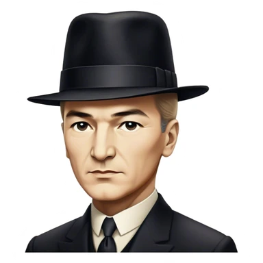 ​Cinematic Realistic Portrait of a Young Mustafa Kemal Atatürk, depicted in his iconic tall black hat and traditional attire with a confident, visionary expression, rendered with rich historical textures and warm, inspiring lighting that captures his youthful dynamism and transformative leadership, sticker