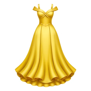 Belle dress sticker