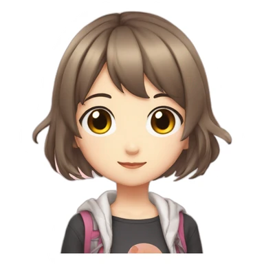 anime girl idol japanese sticker