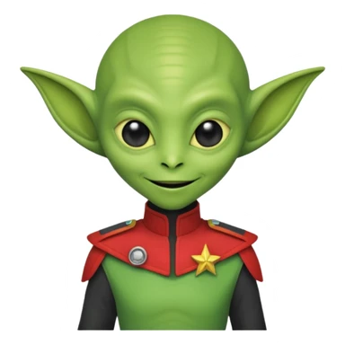 happle alien in star war sticker