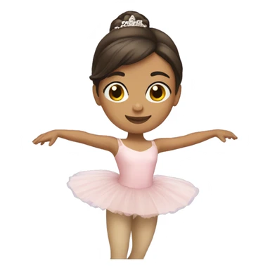 Brunette Ballerina  sticker