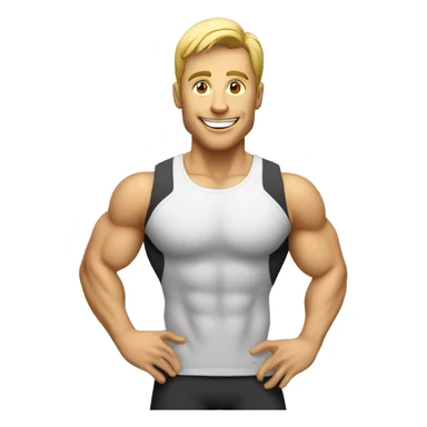 PERSONAL TRAINER WITH CELL PHONE sticker