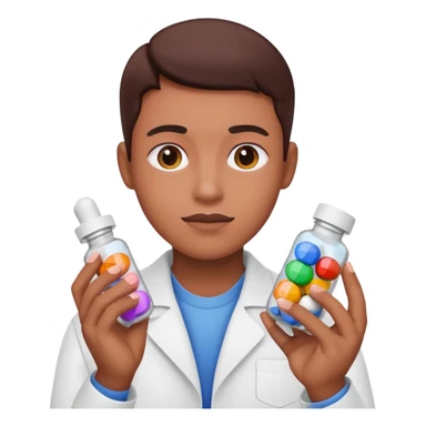 pharmaceut, pills , one person sticker