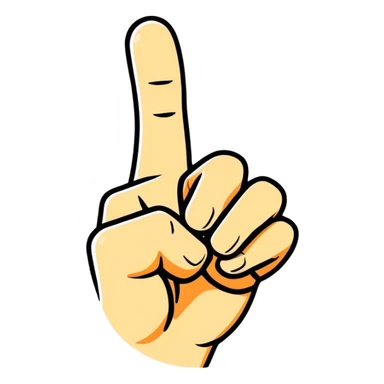 People putting the middle finger up sticker