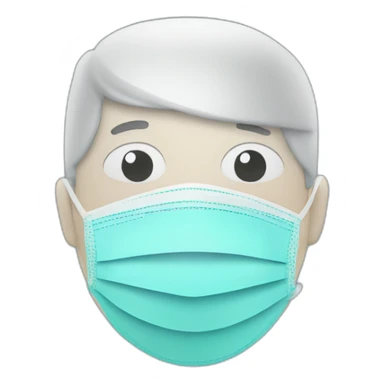 medical mask sticker