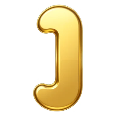 golden shining exclamation mark sticker