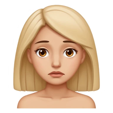 Woman ashamed  sticker