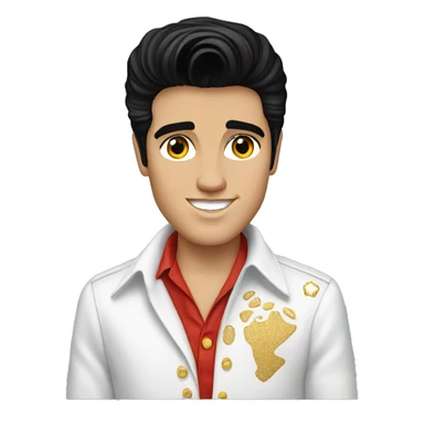 elvis presley as a teenager sticker