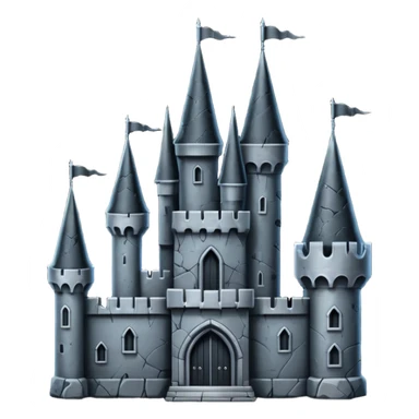 make an emoji about a castle of the movie Edward Scissorhand
 sticker