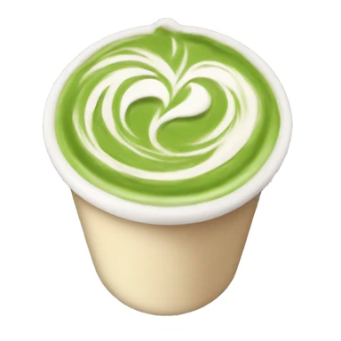 matcha latte aesthetic  sticker