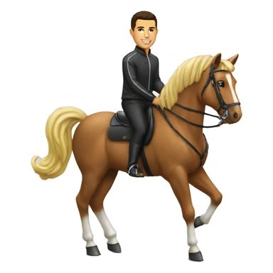 Ronaldo sur un cheval sticker