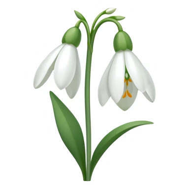 Snowdrop sticker