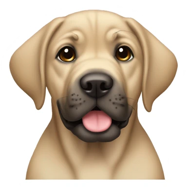 Mastiff lab puppy sticker