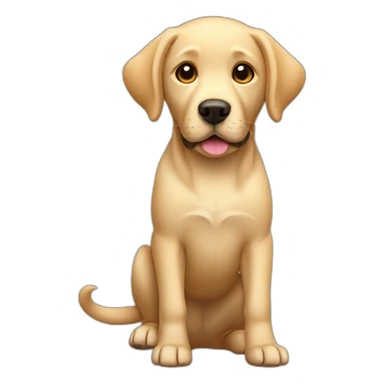 Labrador Retriever full body sticker