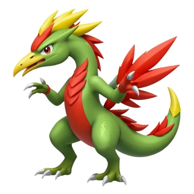Blaziken-Sceptile-Inteleon-fusion sticker