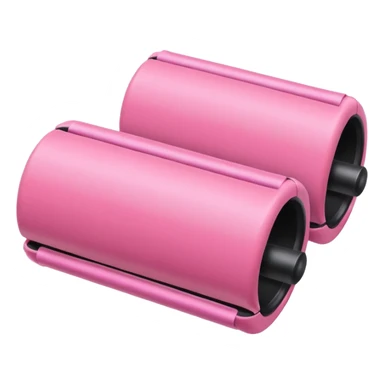 pink hair rollers sticker
