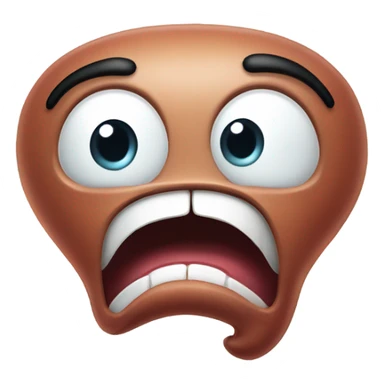 Kidney cartoon sticker