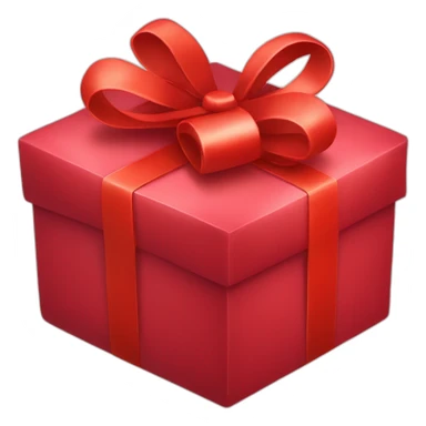 gift in red box sticker