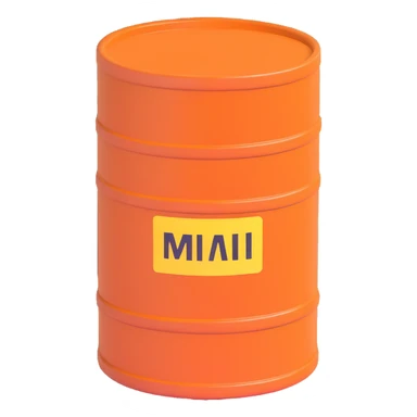 orange road construction barrel sticker