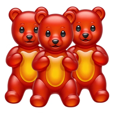 red Gummy Bears sticker