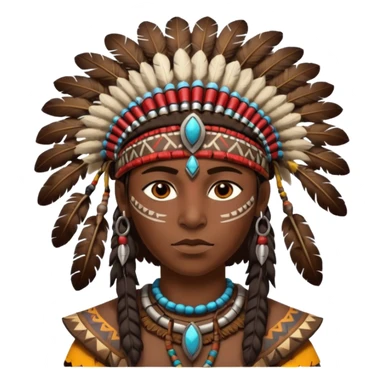 African warrior sticker