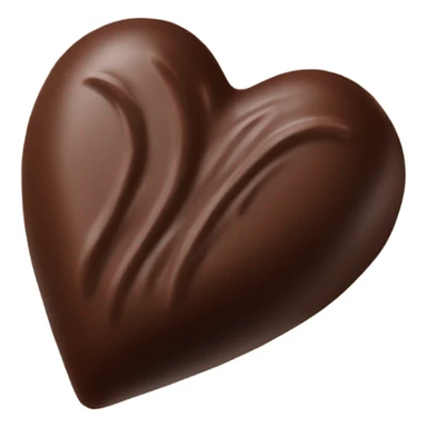 one heart shaped chocolate truffle sticker