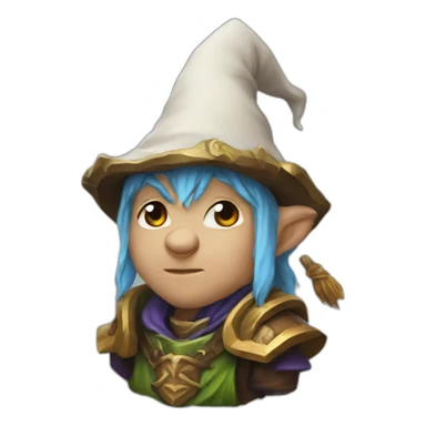 warcraft gnome mage sticker