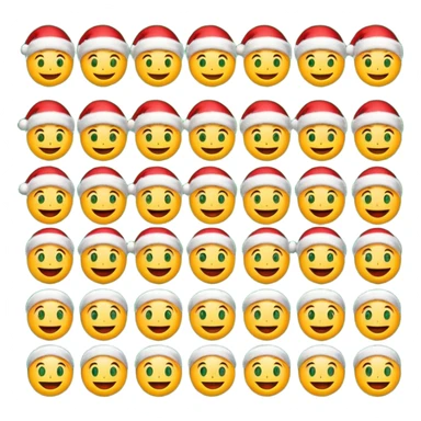 make christmas themed emojis sticker