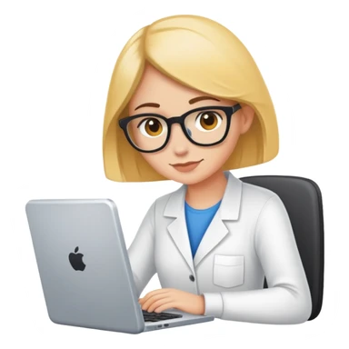 crée un graphiste devant un ordinateur sticker