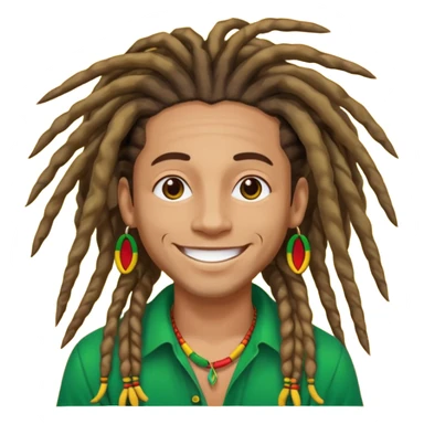 reggae without person sticker