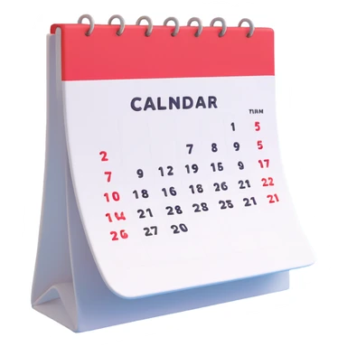 calendar week sticker