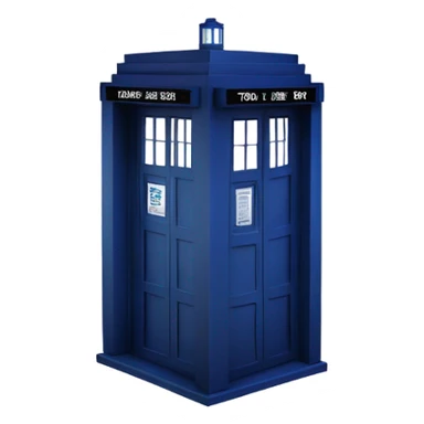 Tardis sticker