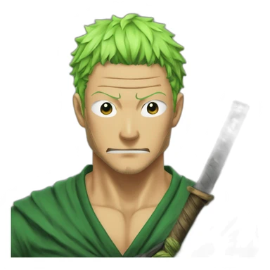 Zoro fume sticker