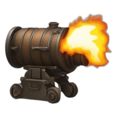 canon fire sticker