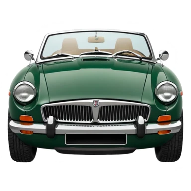 1977 Mgb roadster British racing green chrome bumper buiscit interior sticker