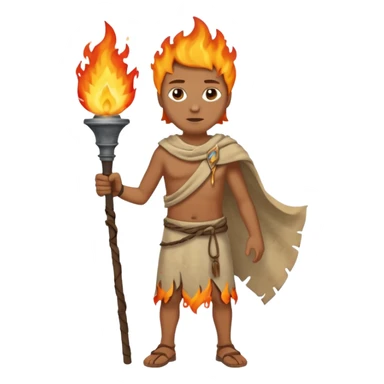 Ancient Torch Bearer sticker
