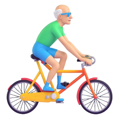 classic Albert Hofmann LSD blotter, small square with cartoon portrait of Hofmann riding a bicycle, psychedelic colors, no text sticker